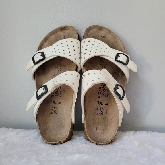 BIRKENSTOCK Perforated Freeport  Birko-Flor Sandals - Picture 2 of 9